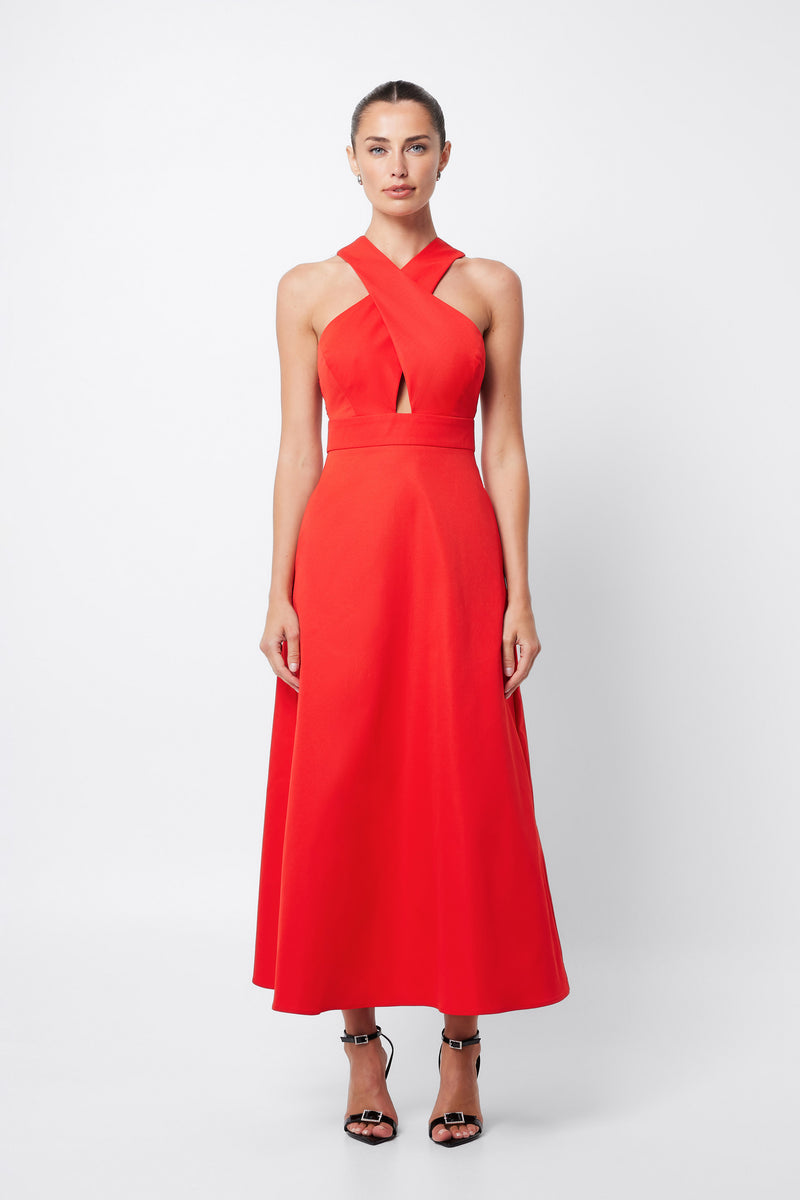 Mossman red shop dress